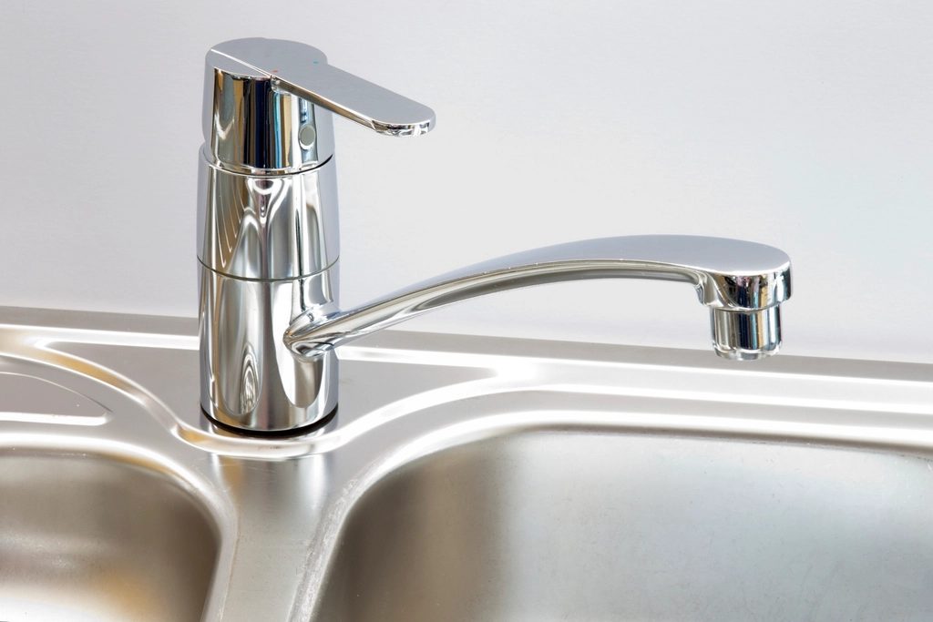 Chrome faucet installation